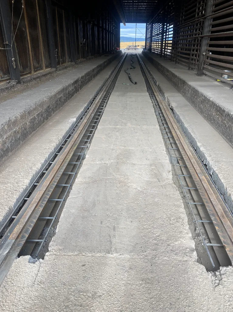 Polar, kiln track, track layout