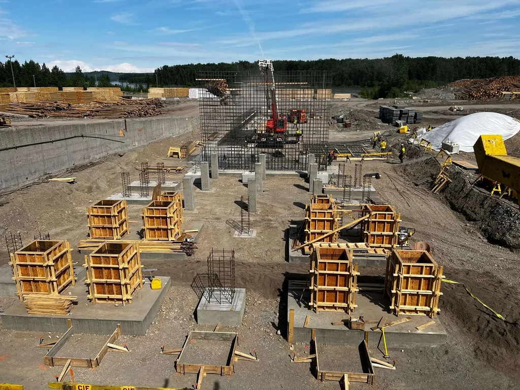 Chip Plant, footings