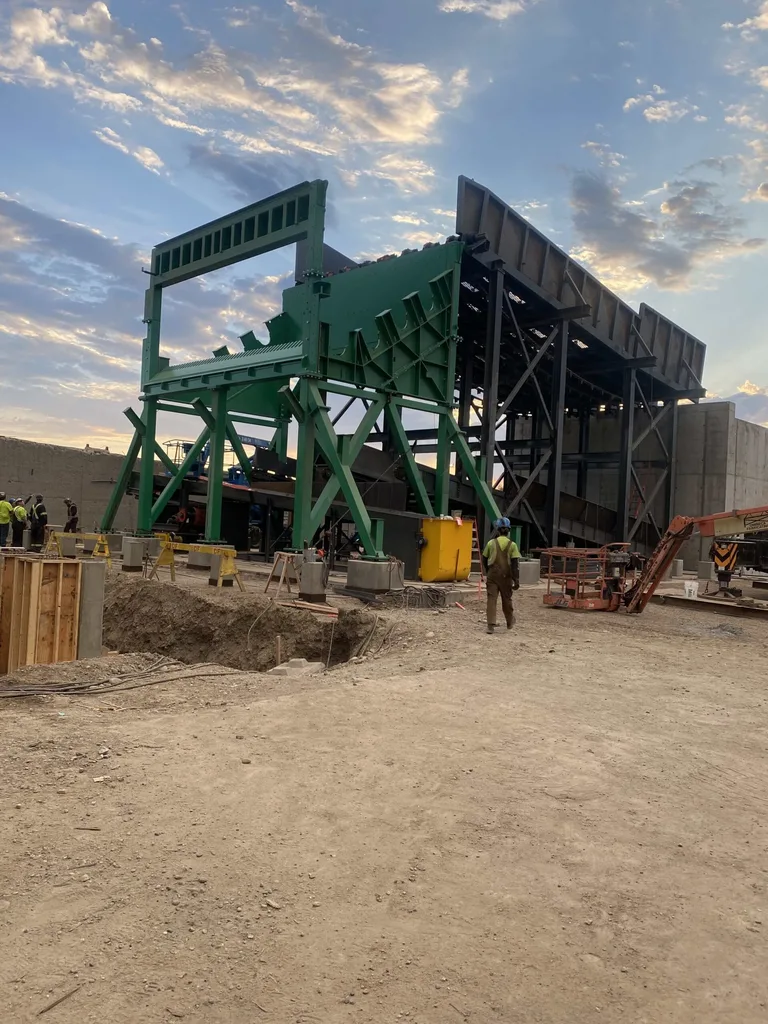 Chip plant, new steel