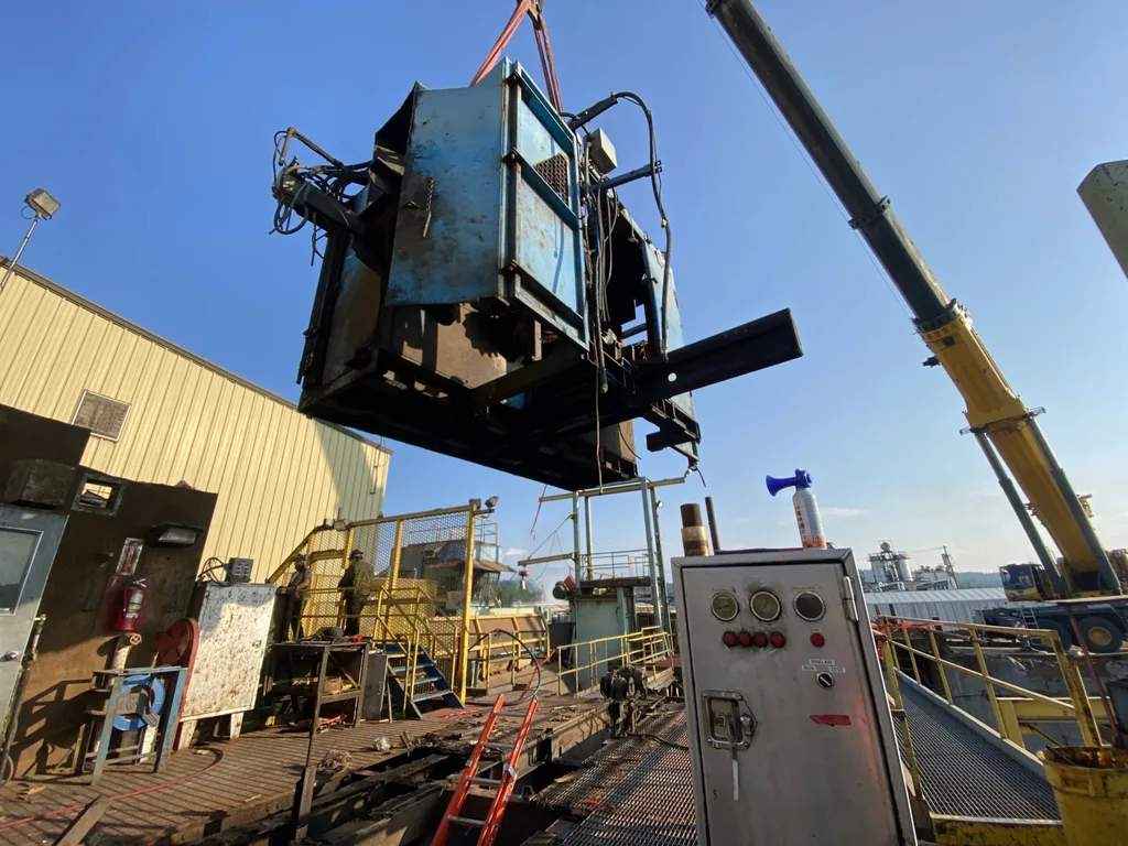 Chip Plant, equipment rigging
