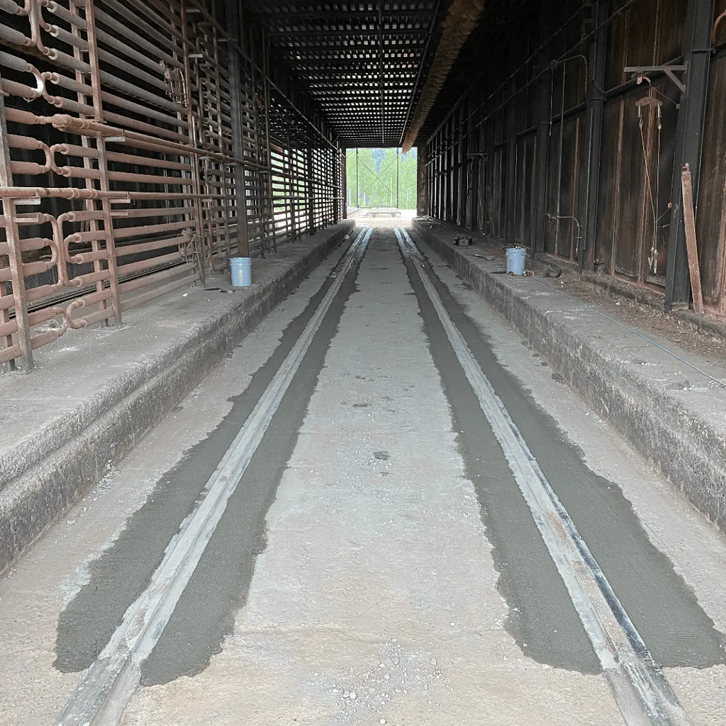 Kiln Track Installation