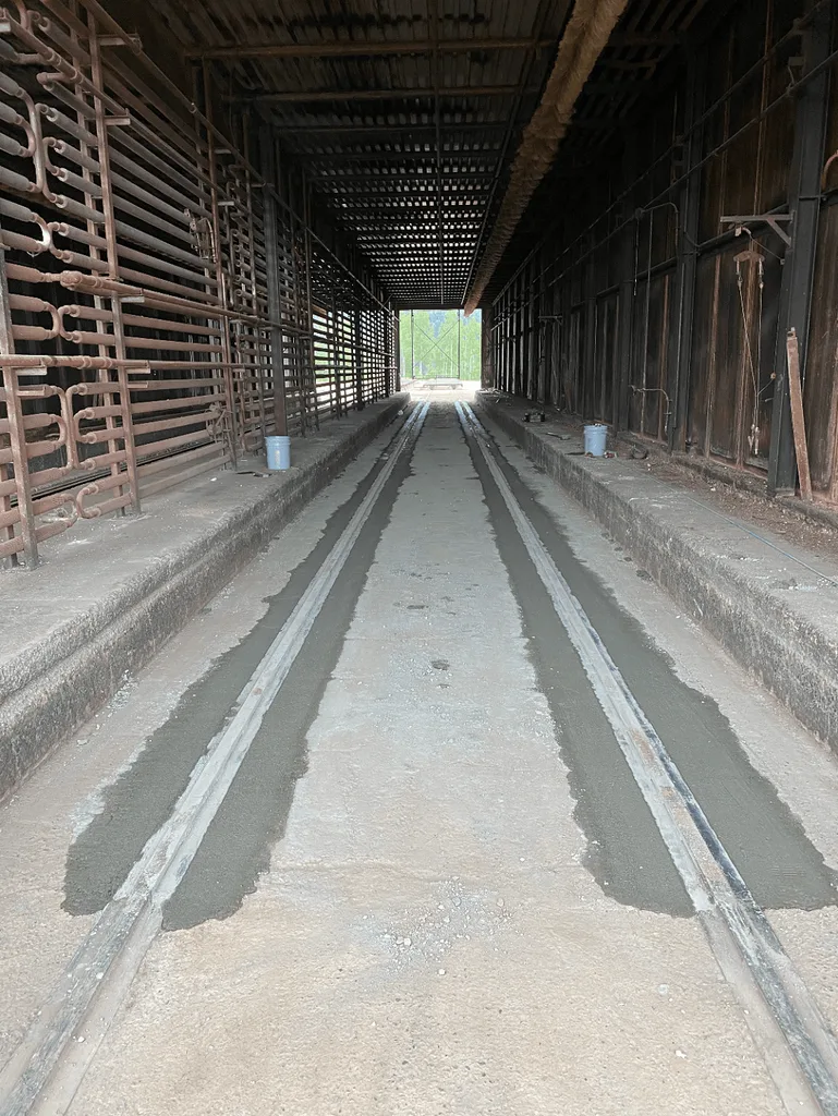 Polar, kiln track fresh concrete