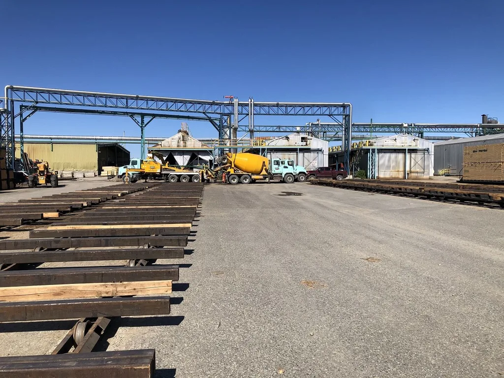 Polar, kiln track railroad ties